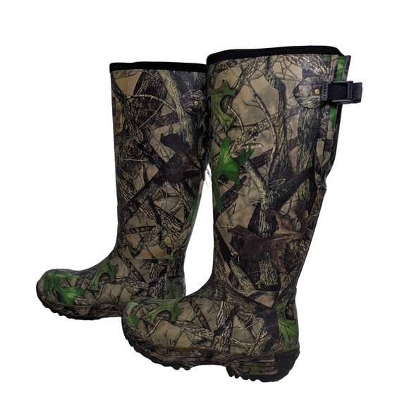 Red Head sz 8 Mens knee high insulated Camo Waterproof Hunting Boots Size 8 - Picture 3 of 8